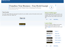 Tablet Screenshot of freeweblogger.com